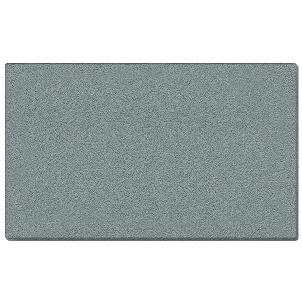 Bulletin Board, Vinyl, 4 ft H x 5 ft W, Stone